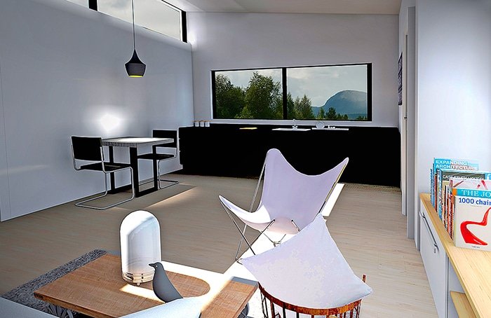 casa acero madera studiotec house130 1